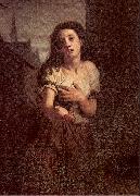 Merle, Hugues A Beggar Woman Spain oil painting artist